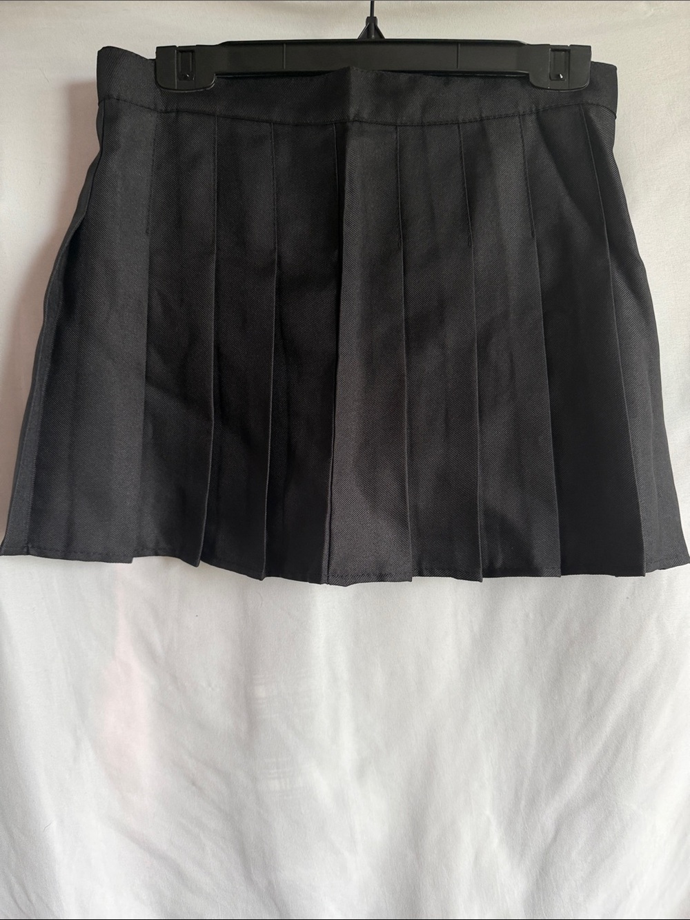 Black Pleated Mini Skirt - Women's Classic Schoolgirl Style